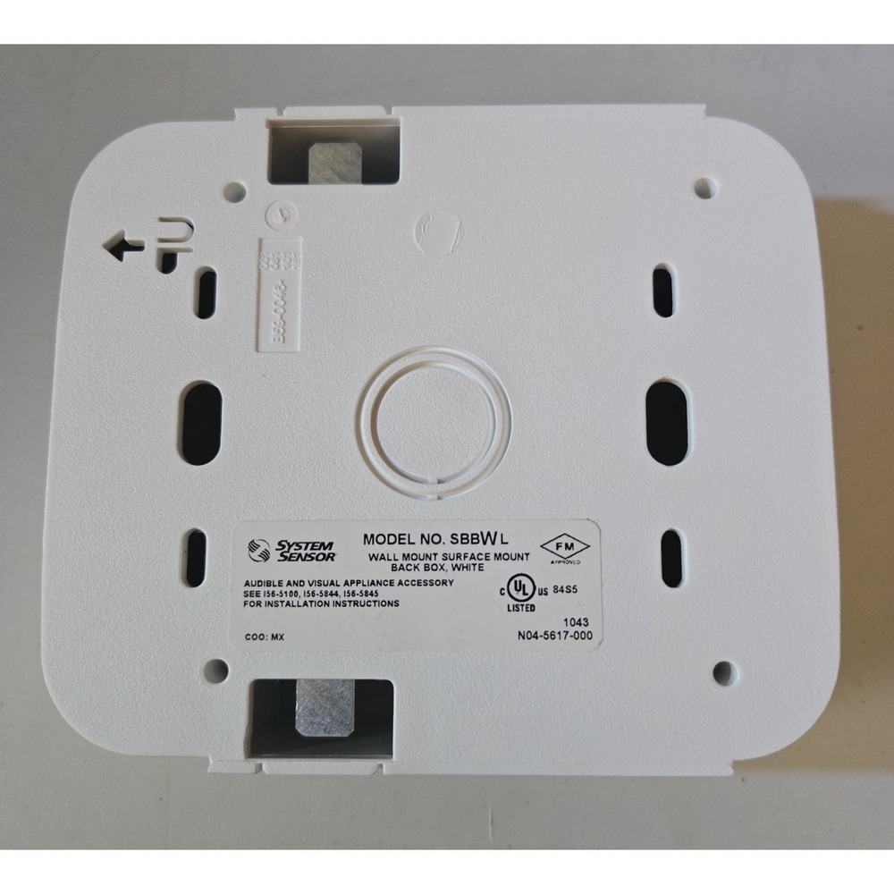 System Sensor SBBWL Wall-Mount- WHITE *New in Open‎ Box*